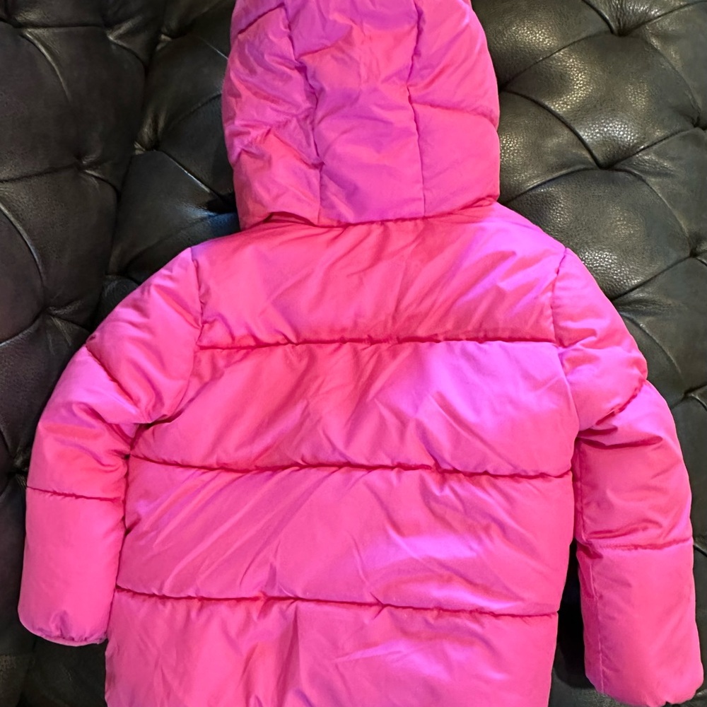 GAP Kids Pink Puffer Jacket - Picture 2 of 6